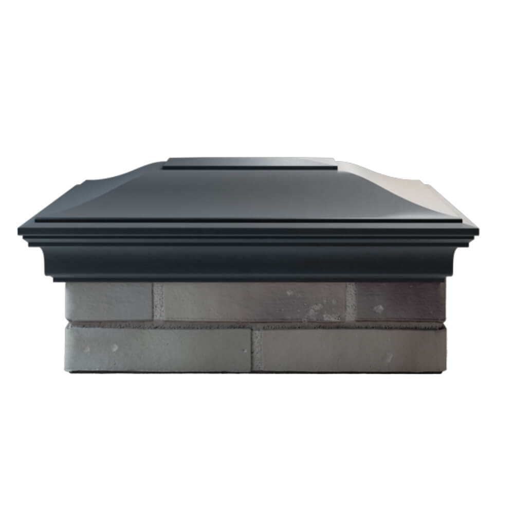 Колпак Zking Монблан Серый на столб 2х1.5 кирпича (515х385мм) в Серпухове фото