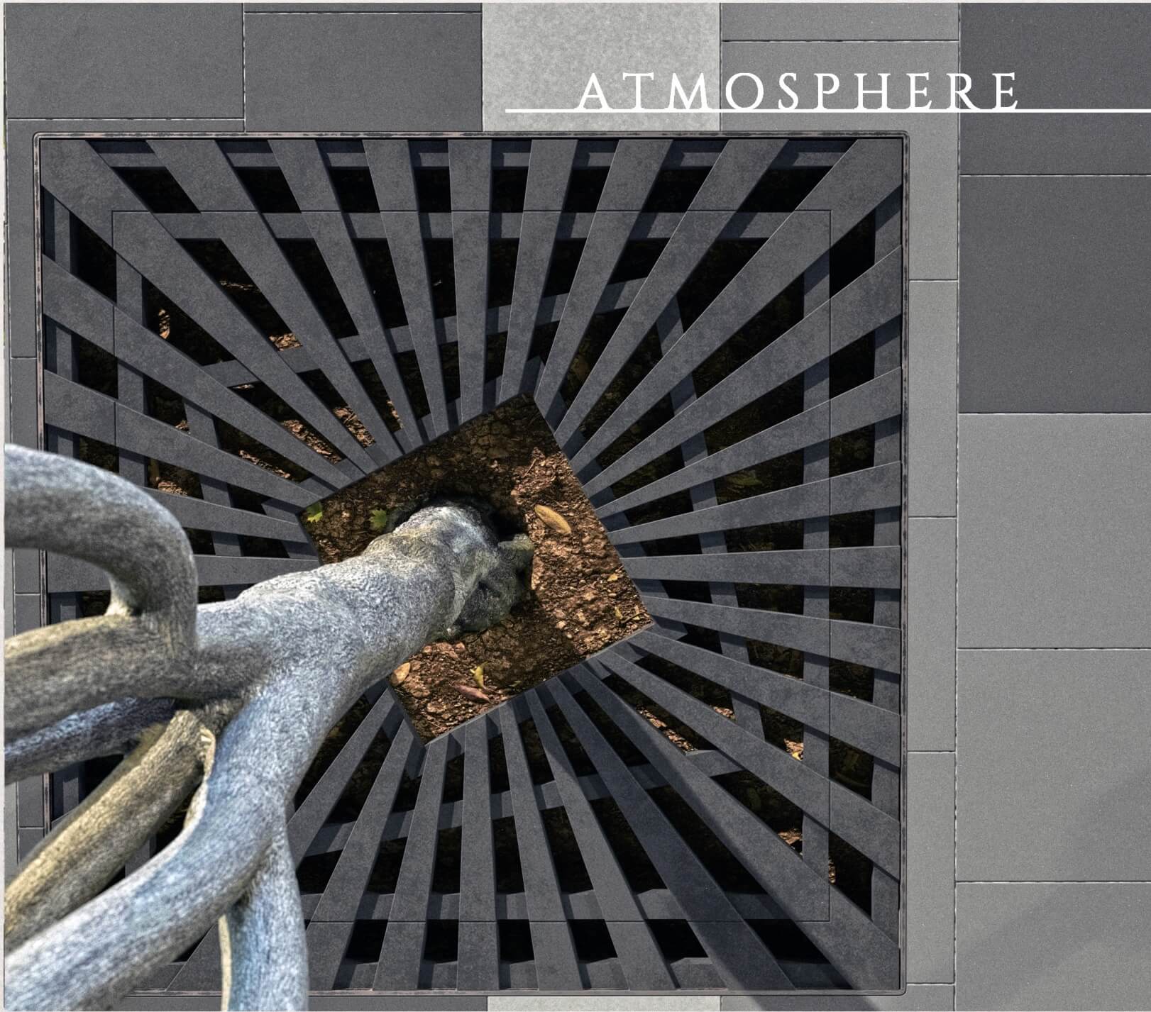 Приствольная решетка для дерева ZKING ATMOSPHERE 1.2х1.2м Черная в Серпухове фото