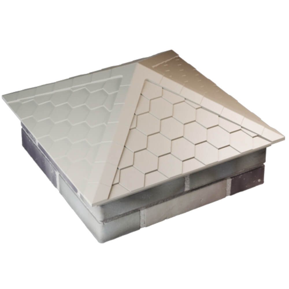 Колпак Zking Эверест Бежевый на столб 2х2 кирпича (535х535мм) Серпухов фото