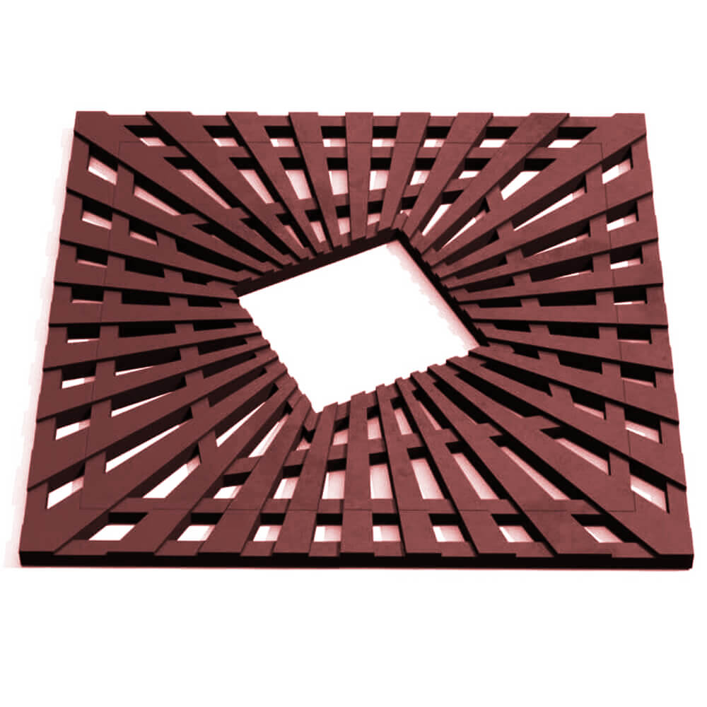 Приствольная решетка для дерева ZKING ATMOSPHERE 1.2х1.2м Коричневая Серпухов фото