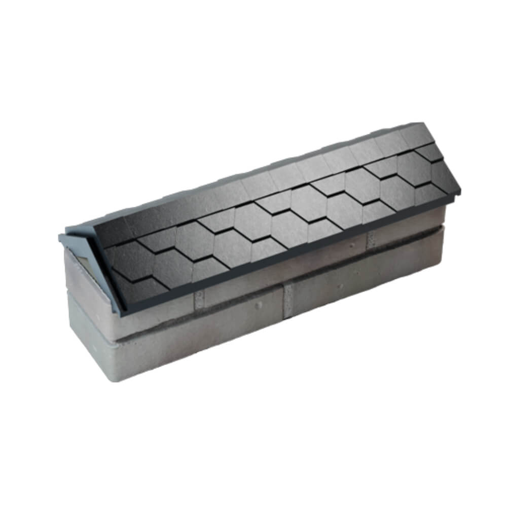 Парапет Zking Эверест Черный с посадкой на 0.5 кирпича (130мм) в Серпухове фото