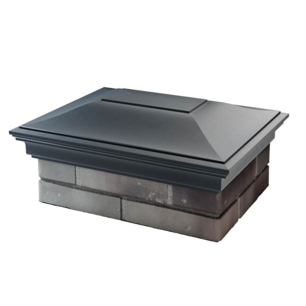 Колпак Zking Монблан Серый на столб 2х1.5 кирпича (515х385мм) в Серпухове фото