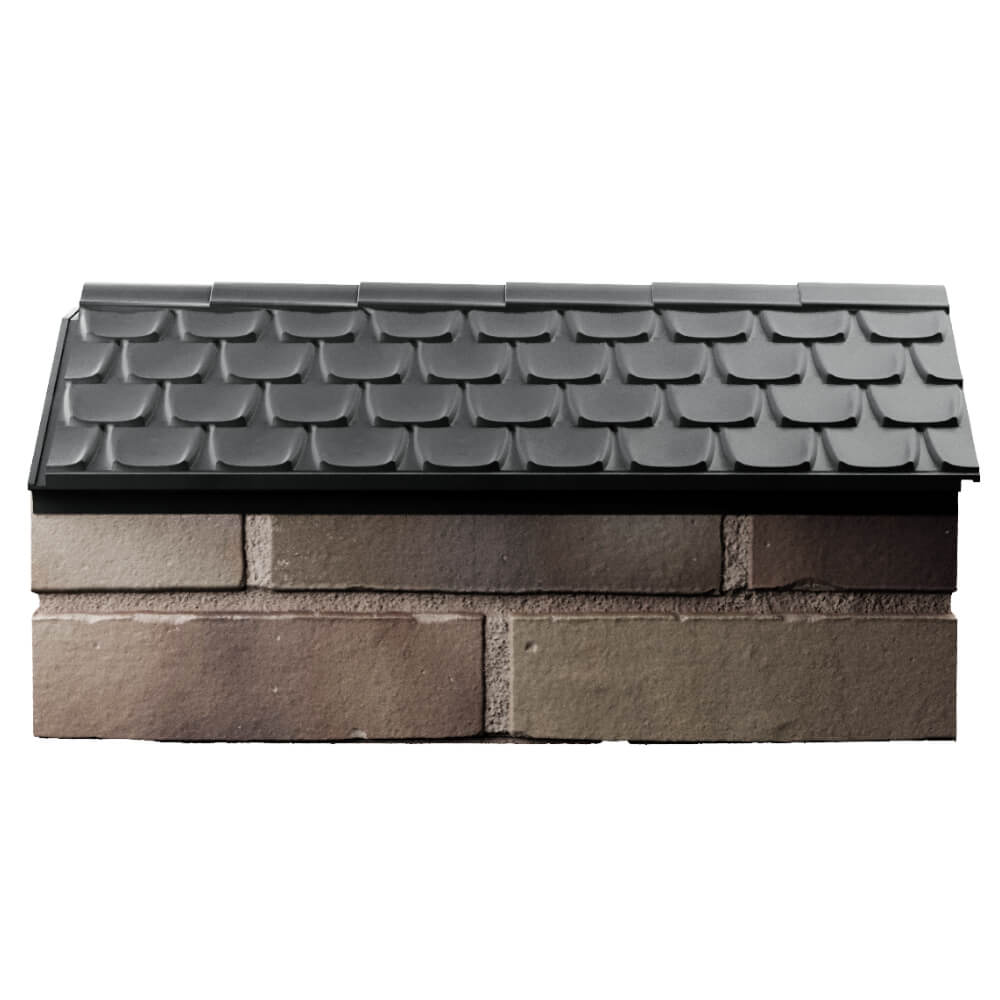 Парапет Zking Эльбрус Серый с посадкой на 1 кирпич (255мм) в Серпухове фото
