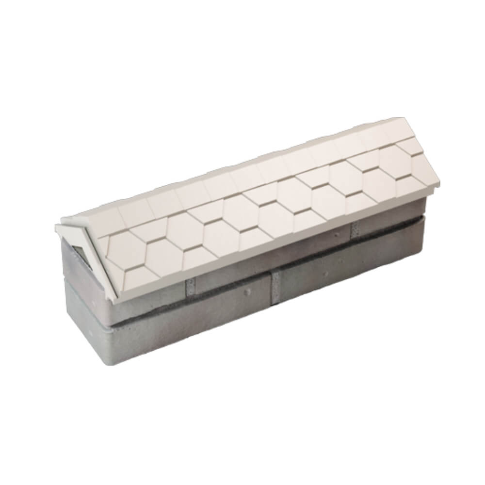 Парапет Zking Эверест Бежевый с посадкой на 0.5 кирпича (130мм) в Серпухове фото