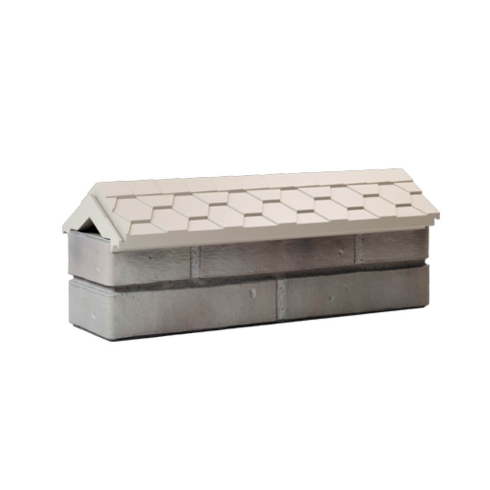 Парапет Zking Эверест Бежевый с посадкой на 0.5 кирпича (130мм) Серпухов фото