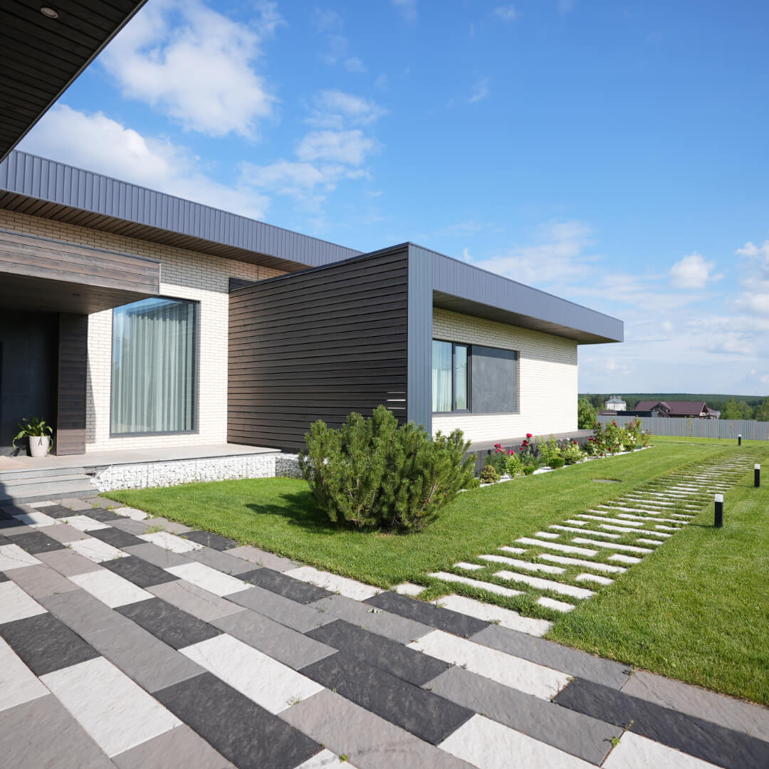 Шаговая плита STONE Светлая Галька 990х330х55мм в Серпухове фото