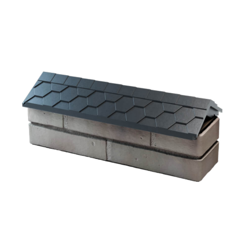 Парапет Zking Эверест Серый с посадкой на 0.5 кирпича (130мм) в Серпухове фото