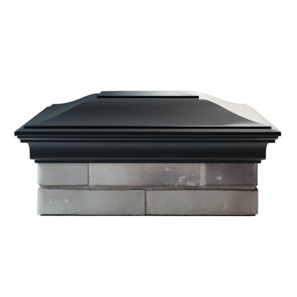 Колпак Zking Монблан Черный на столб 2х1.5 кирпича (515х385мм) в Серпухове фото