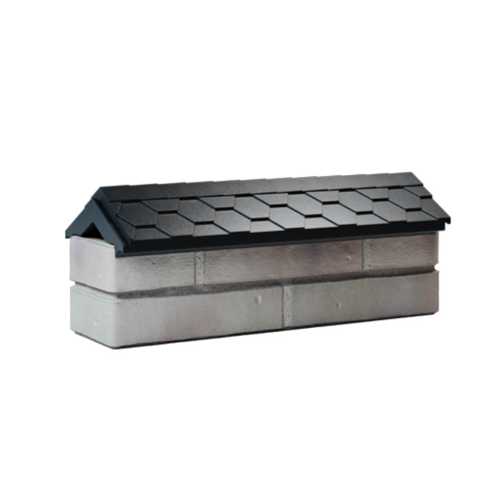 Парапет Zking Эверест Черный с посадкой на 0.5 кирпича (130мм) Серпухов фото