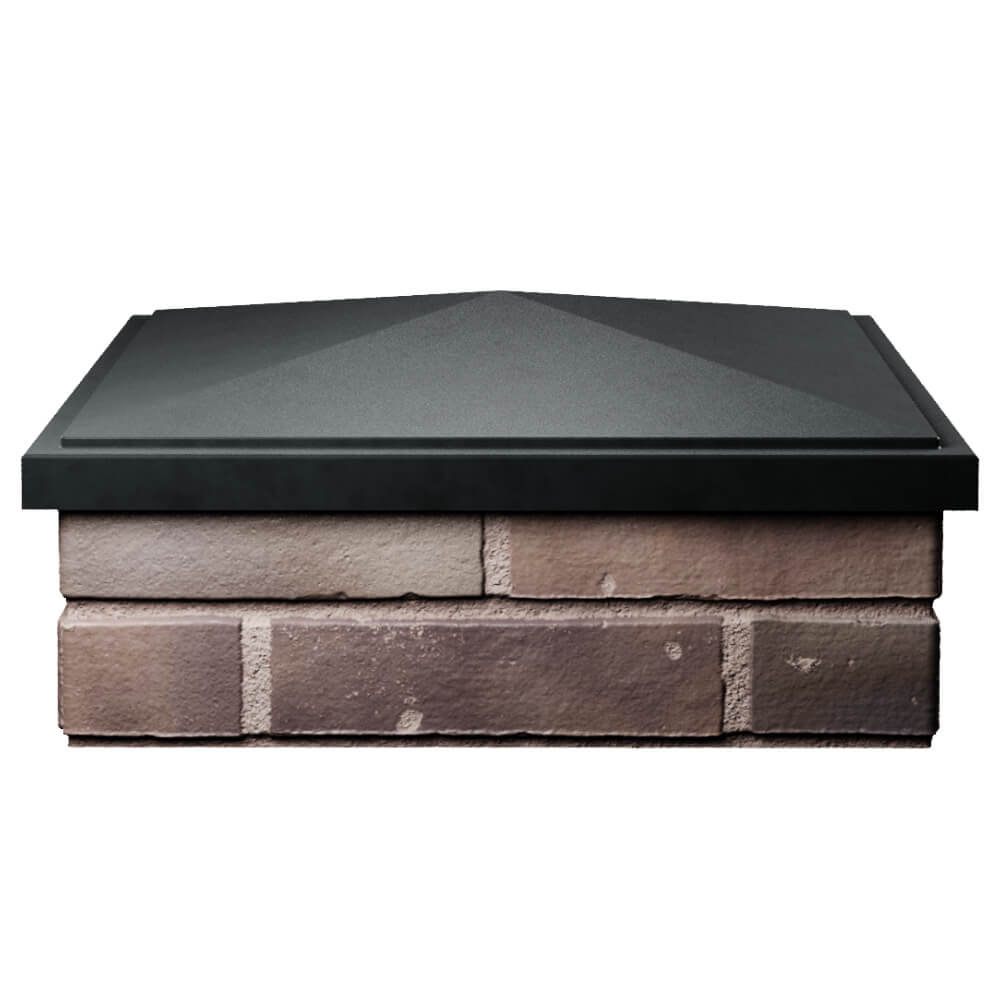 Колпак Zking БонаМоно Черный на столб 2х2 кирпича (515х515, 530х530мм) Серпухов фото