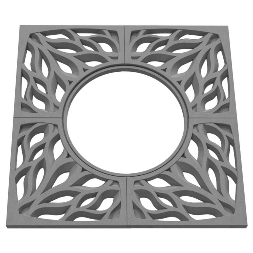 Приствольная решетка для дерева ZKING CRUST 1.2х1.2м Серая в Серпухове фото