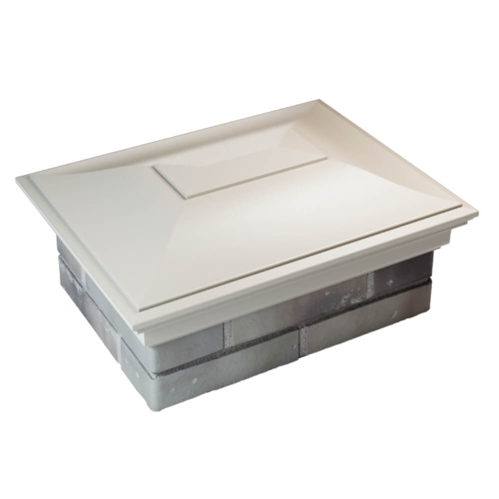 Колпак Zking Монблан Бежевый на столб 2х1.5 кирпича (515х385мм) Серпухов фото