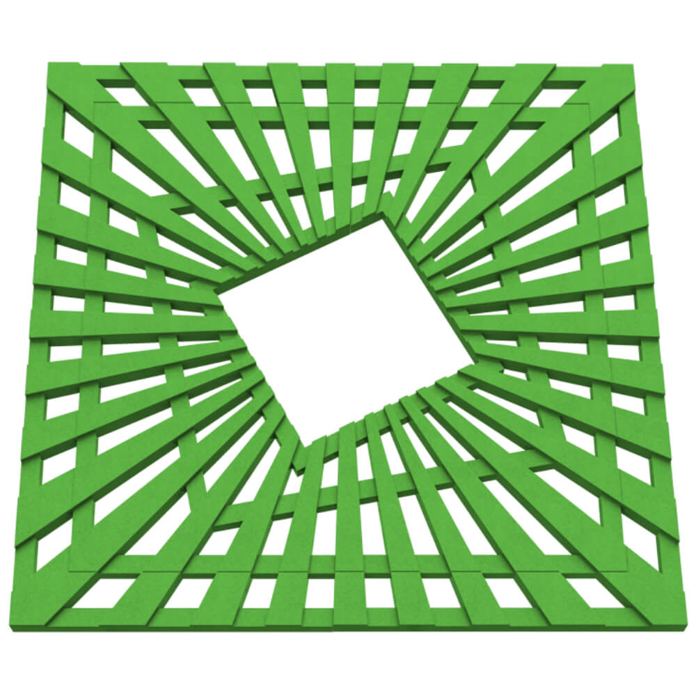 Приствольная решетка для дерева ZKING ATMOSPHERE 1.2х1.2м Зеленая в Серпухове фото