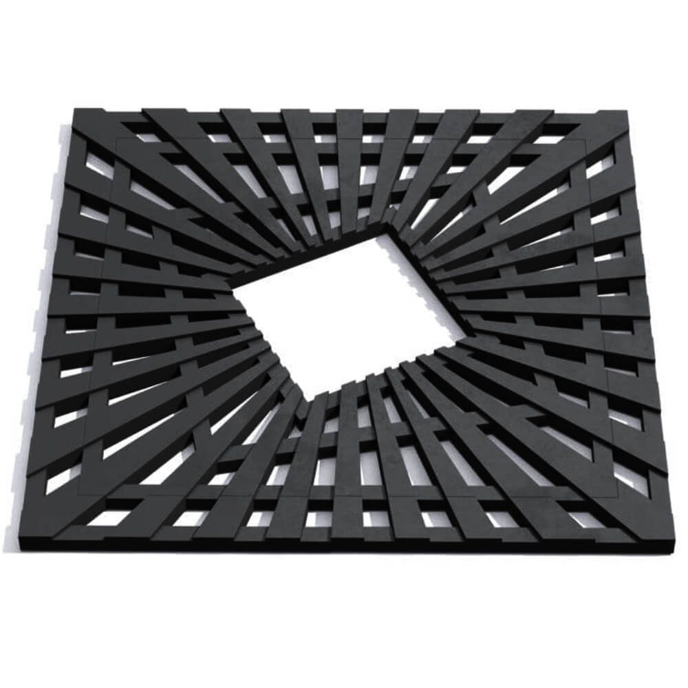 Приствольная решетка для дерева ZKING ATMOSPHERE 1.2х1.2м Черная Серпухов фото