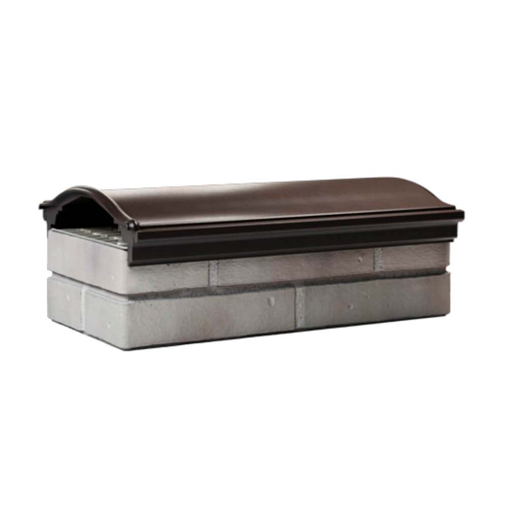 Парапет Zking Монблан Коричневый посадка на 1 кирпич (200/225/255мм) Серпухов фото