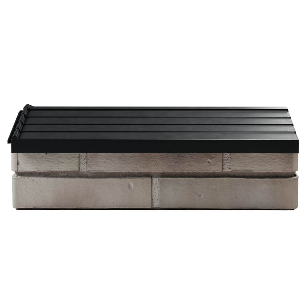 Парапет Zking Бона ХайТек Черный с посадкой на 1 кирпич (200/225/255мм) в Серпухове фото