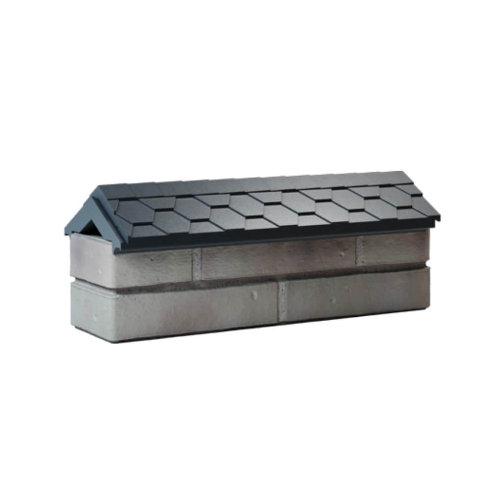 Парапет Zking Эверест Серый с посадкой на 0.5 кирпича (130мм) Серпухов фото