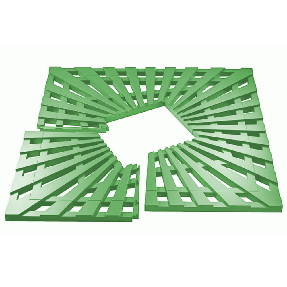 Приствольная решетка для дерева ZKING ATMOSPHERE 1.2х1.2м Зеленая в Серпухове фото