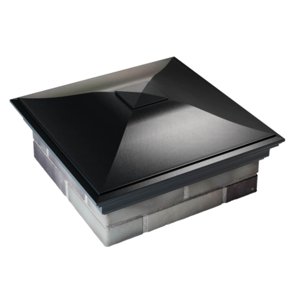 Колпак Zking Монблан Черный на столб 2х2 кирпича (515х515мм) Серпухов фото