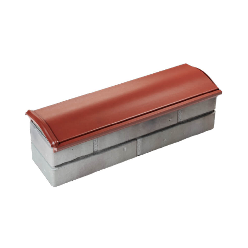 Парапет Zking Монблан Красный посадка на 0.5 кирпича (130мм) в Серпухове фото