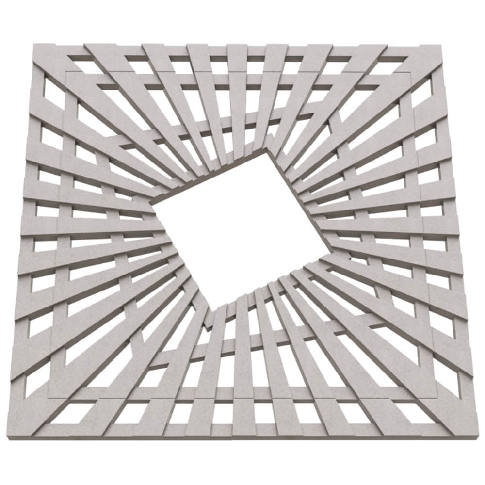 Приствольная решетка для дерева ZKING ATMOSPHERE 1.2х1.2м Бежевая в Серпухове фото