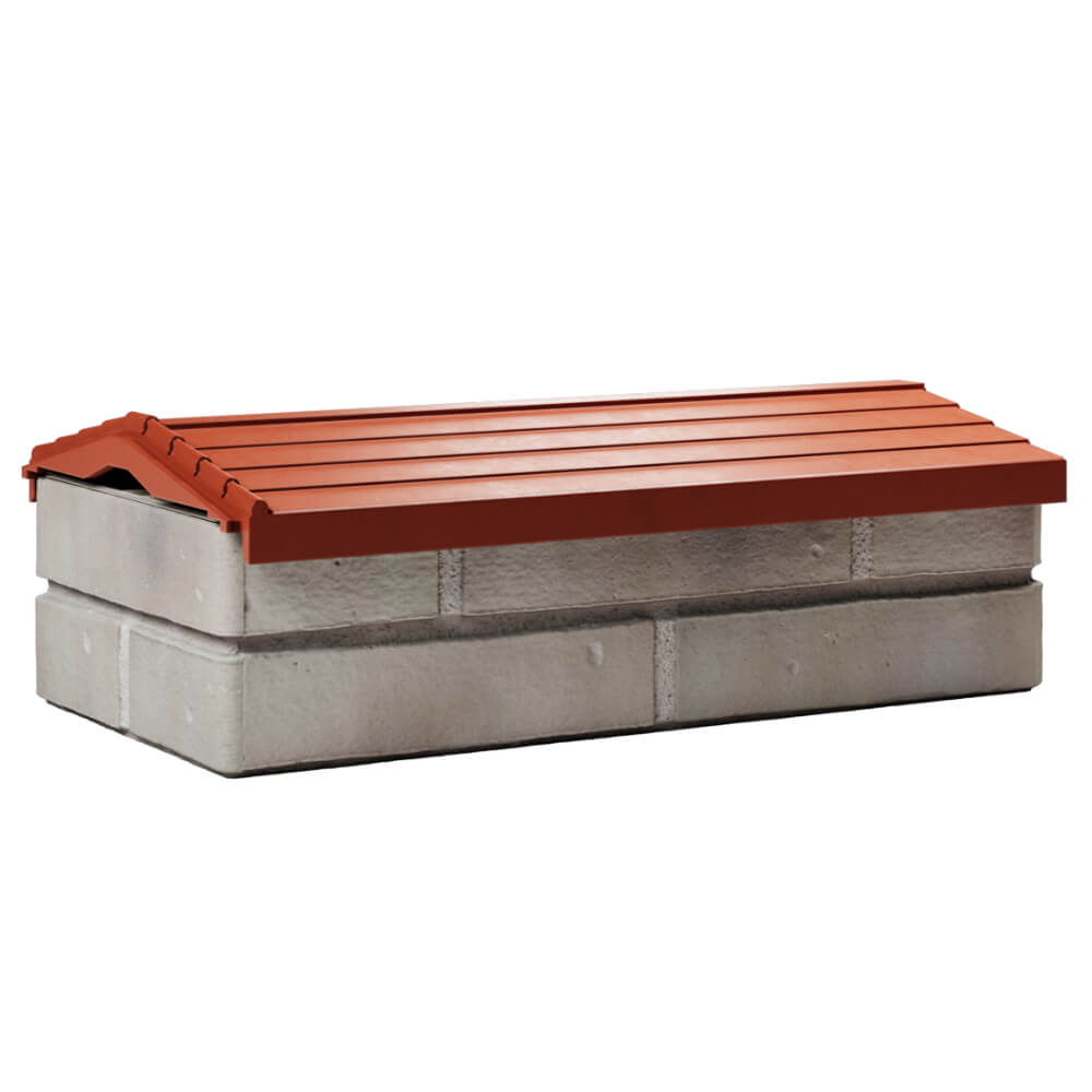 Парапет Zking Бона ХайТек Красный с посадкой на 1 кирпич (200/225/255мм) Серпухов фото