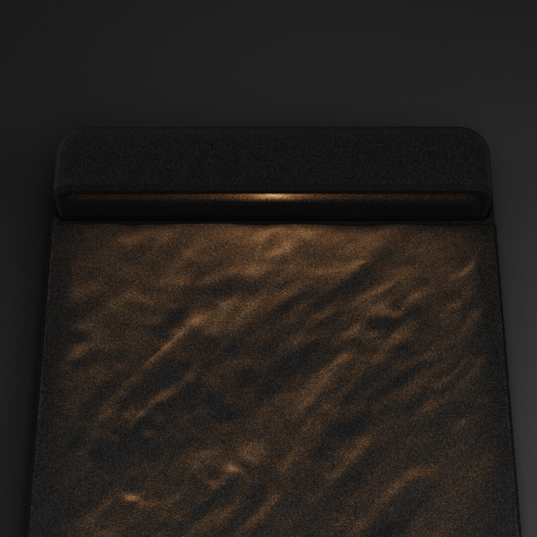 LED Светильник для шаговой плиты STONE Черный Сланец 330х75х98мм в Серпухове фото