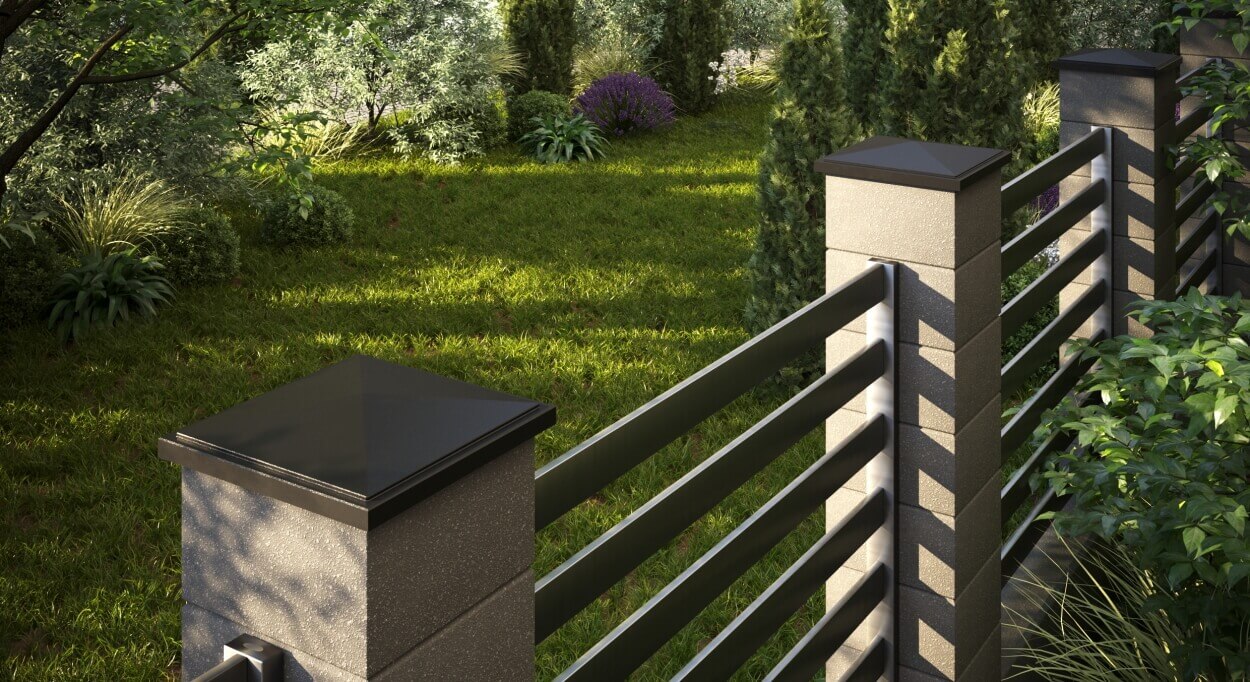 Колпак Zking БонаМоно Коричневый на столб 1.5х1.5 кирпича (385х385, 400х400мм) в Серпухове фото