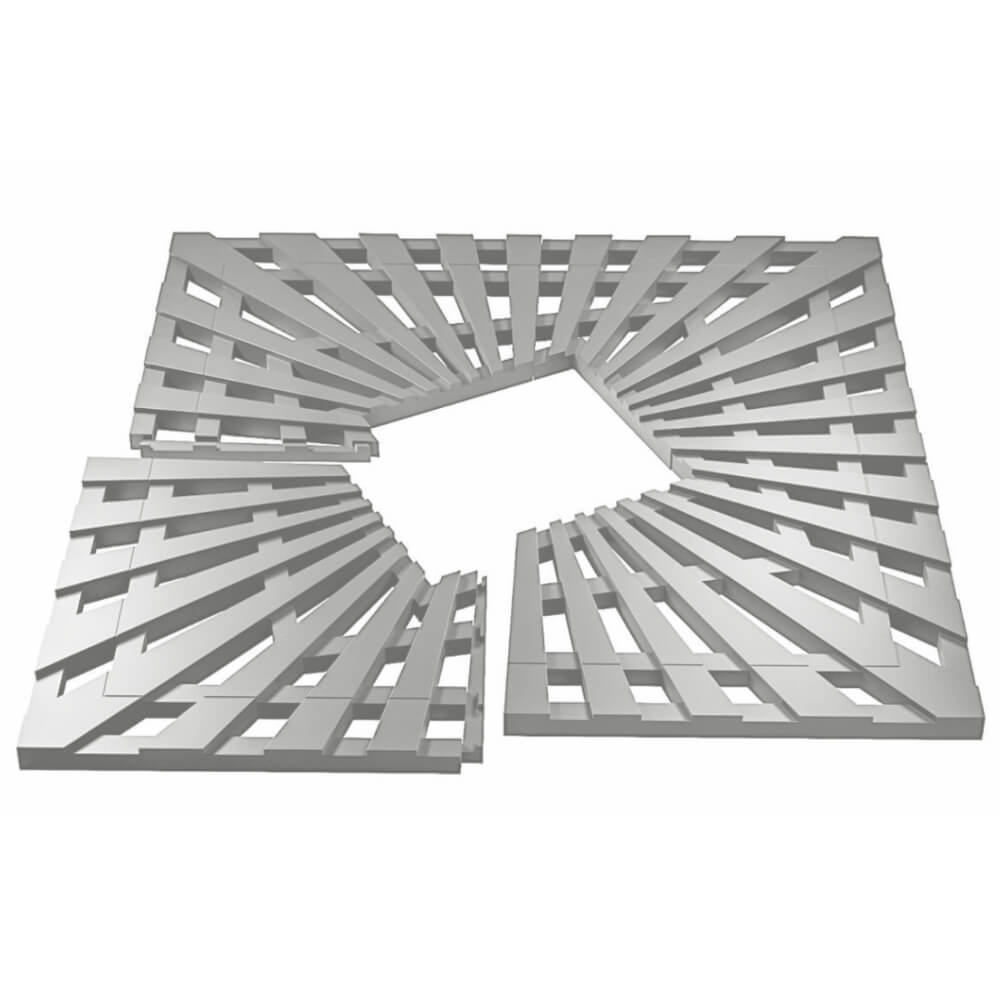 Приствольная решетка для дерева ZKING ATMOSPHERE 1.2х1.2м Бежевая в Серпухове фото