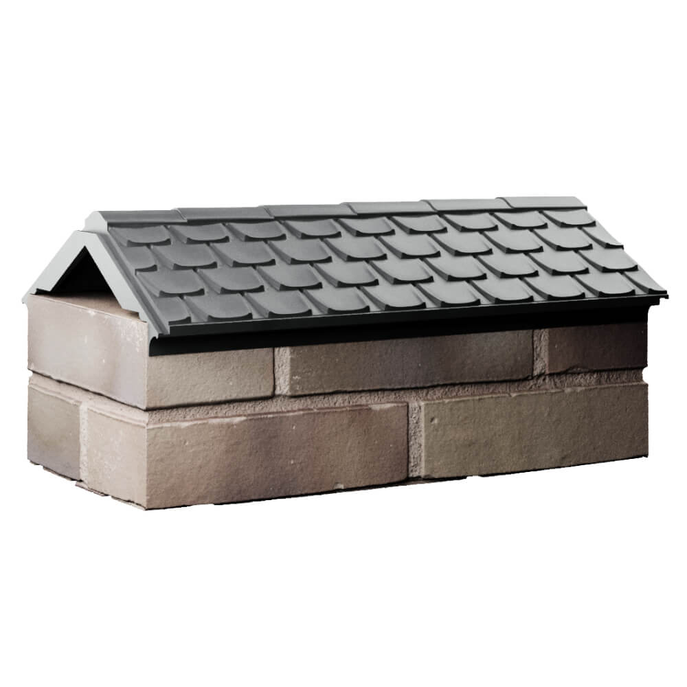 Парапет Zking Эльбрус Серый с посадкой на 1 кирпич (255мм) Серпухов фото