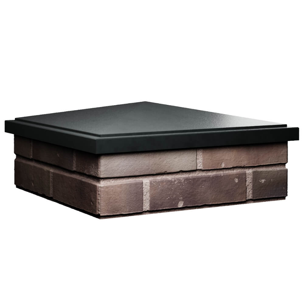 Колпак Zking БонаМоно Черный на столб 2х2 кирпича (515х515, 530х530мм) в Серпухове фото