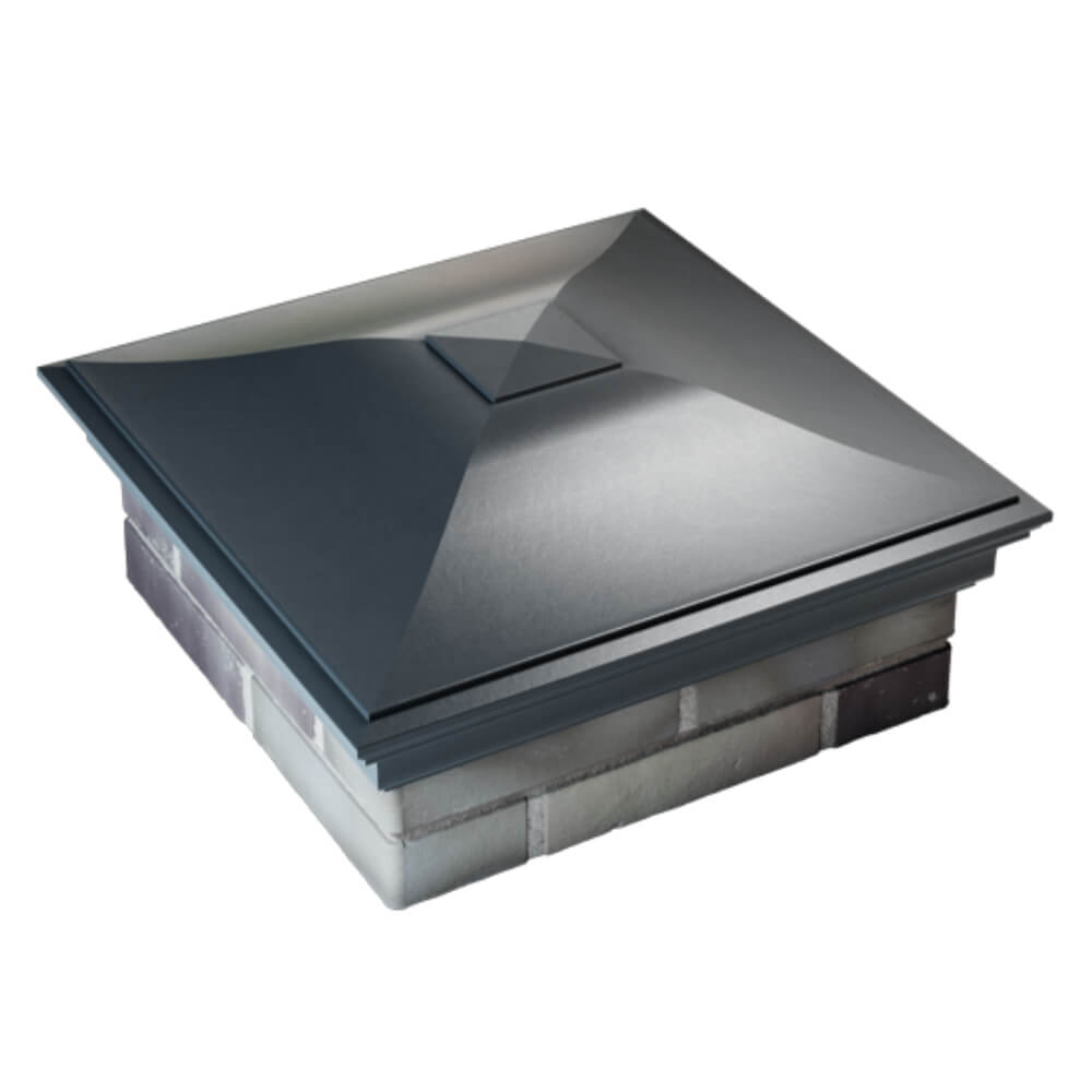 Колпак Zking Монблан Серый на столб 2х2 кирпича (515х515мм) Серпухов фото