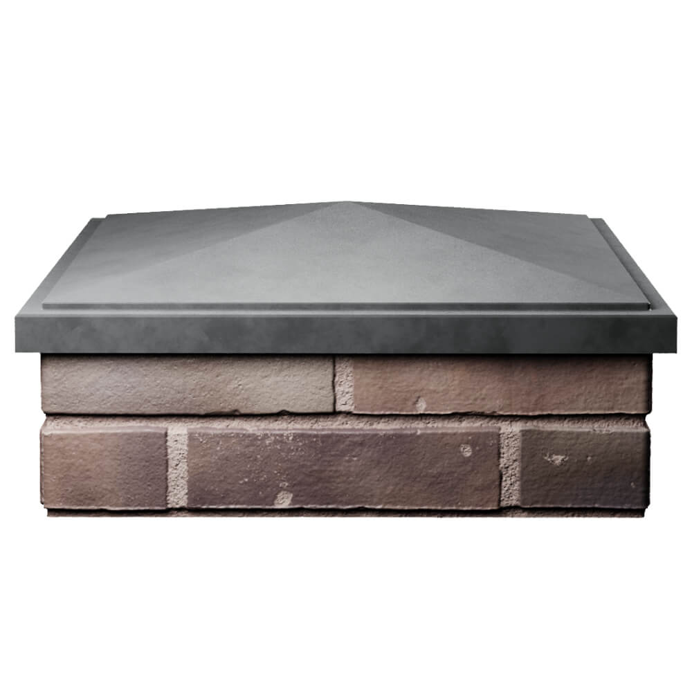 Колпак Zking БонаМоно Серый на столб 2х2 кирпича (515х515, 530х530мм) Серпухов фото