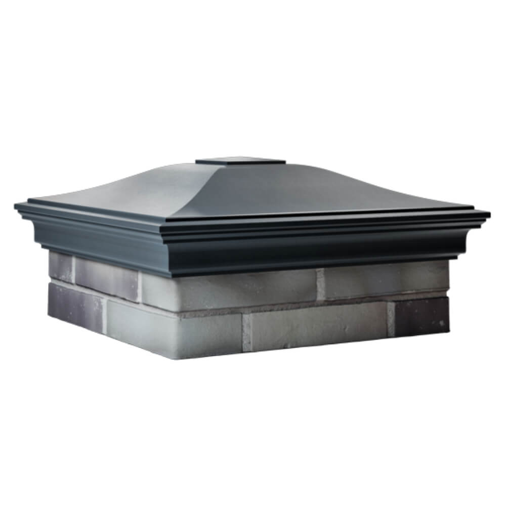 Колпак Zking Монблан Серый на столб 2х2 кирпича (515х515мм) в Серпухове фото