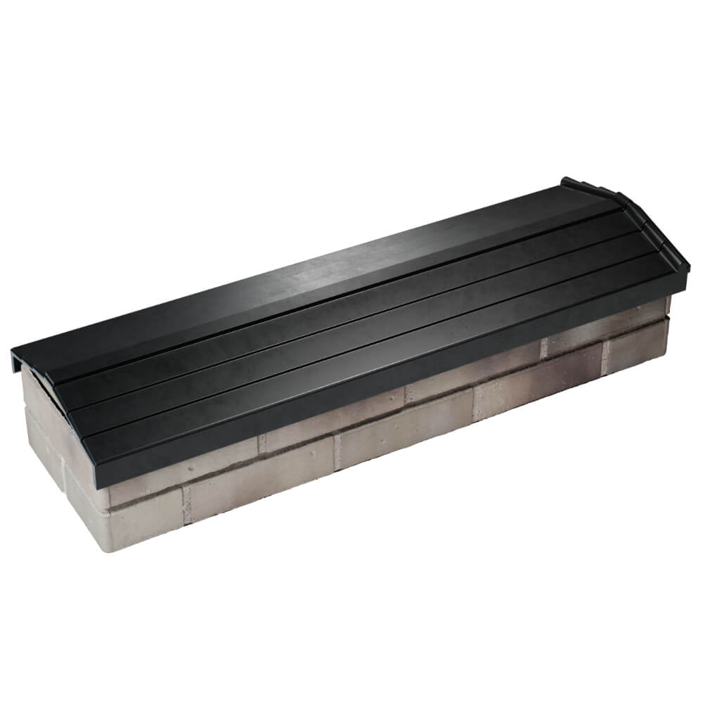 Парапет Zking Бона ХайТек Черный посадка на 0.5 кирпича (130мм) в Серпухове фото