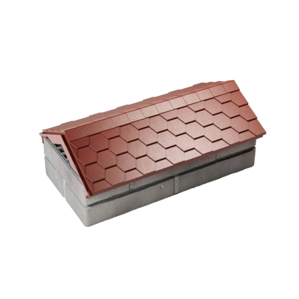 Парапет Zking Эверест Красный с посадкой на 1 кирпич (200/225/255мм) в Серпухове фото