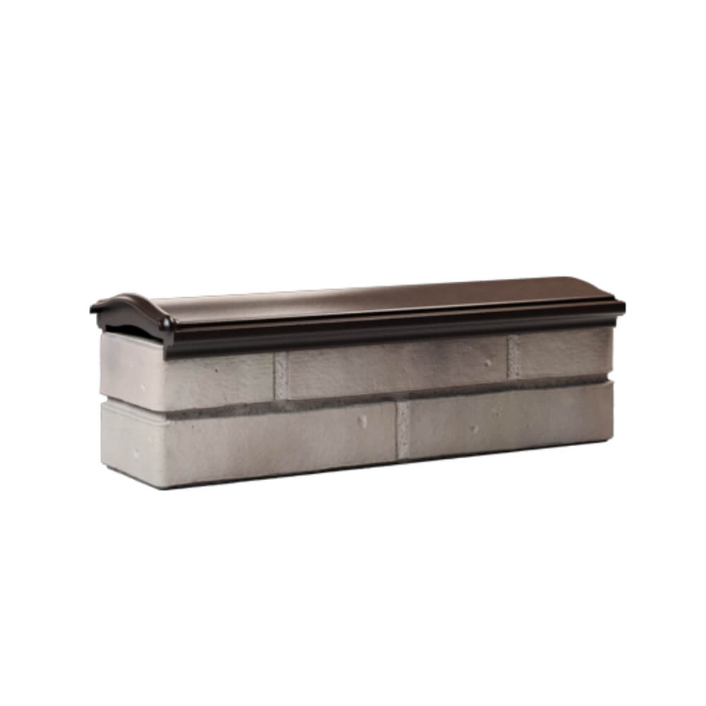 Парапет Zking Монблан Коричневый посадка на 0.5 кирпича (130мм) Серпухов фото