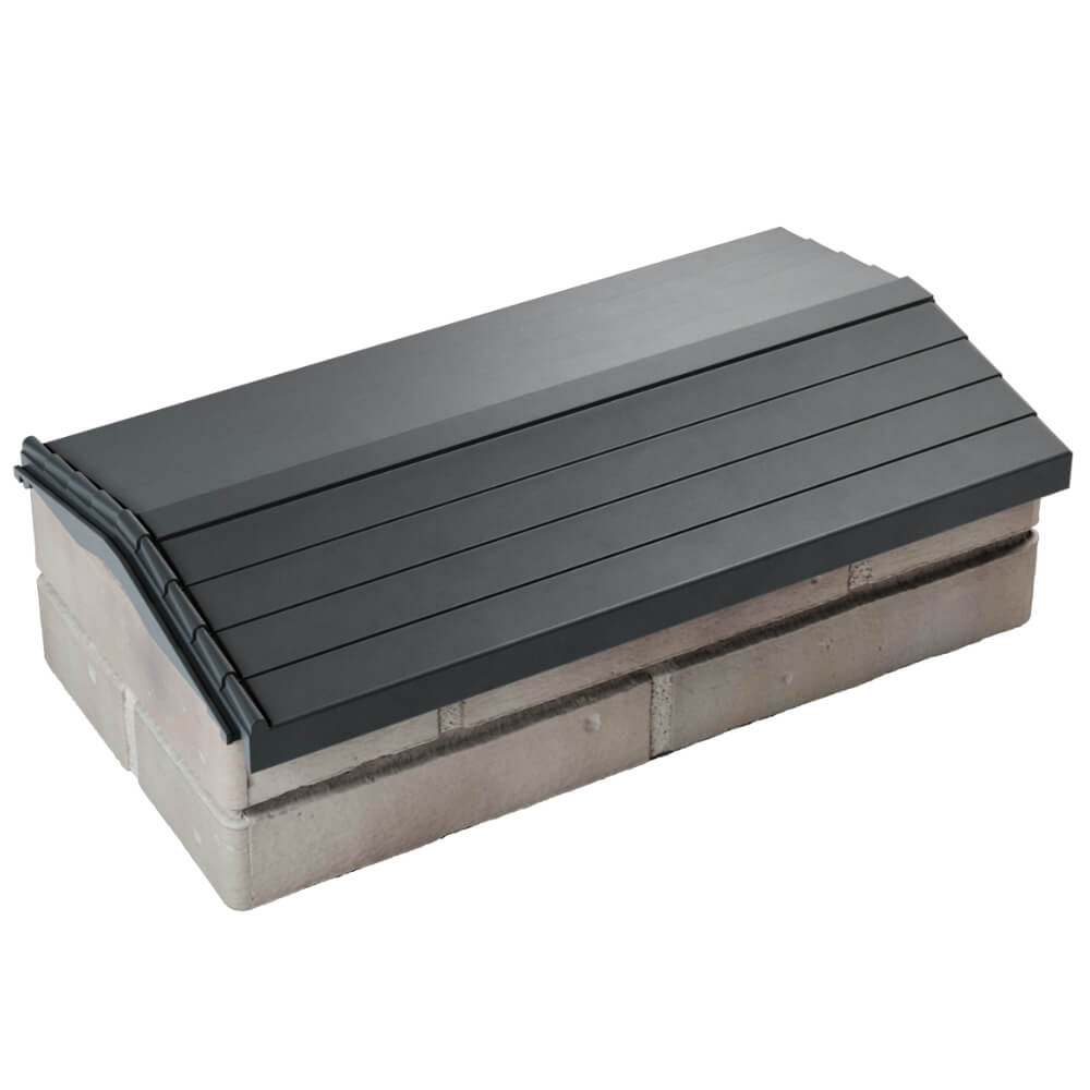 Парапет Zking Бона ХайТек Серый с посадкой на 1 кирпич (200/225/255мм) в Серпухове фото