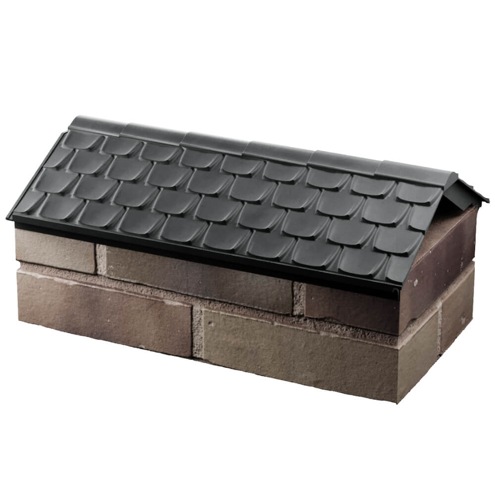 Парапет Zking Эльбрус Серый с посадкой на 1 кирпич (255мм) в Серпухове фото