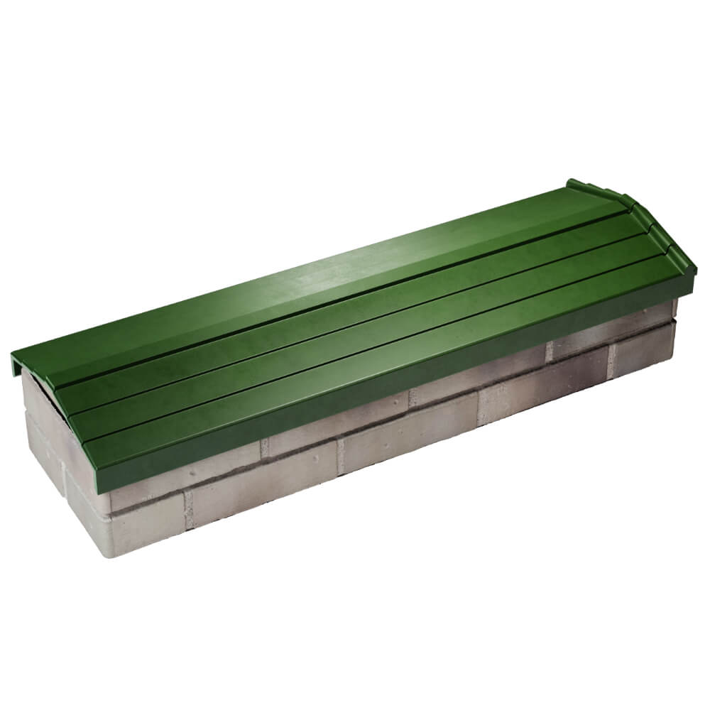 Парапет Zking Бона ХайТек Зеленый посадка на 0.5 кирпича (130мм) в Серпухове фото