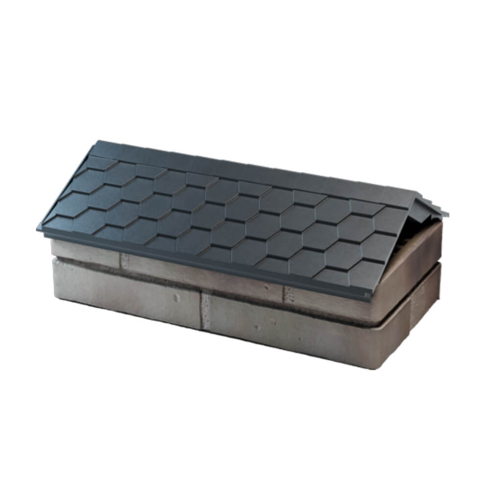 Парапет Zking Эверест Серый с посадкой на 1 кирпич (200/225/255мм) в Серпухове фото