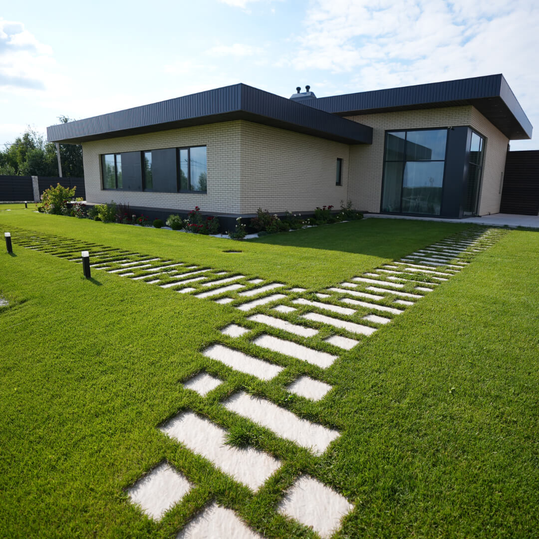 Шаговая плита STONE Светлая Галька 990х330х55мм в Серпухове фото