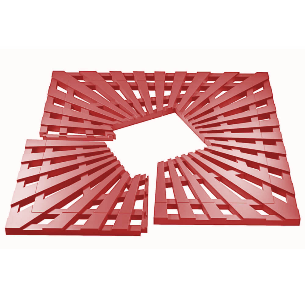 Приствольная решетка для дерева ZKING ATMOSPHERE 1.2х1.2м Красная в Серпухове фото