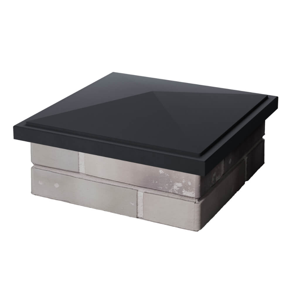 Колпак Zking БонаМоно Серый на столб 1.5х1.5 кирпича (385х385, 400х400мм) в Серпухове фото