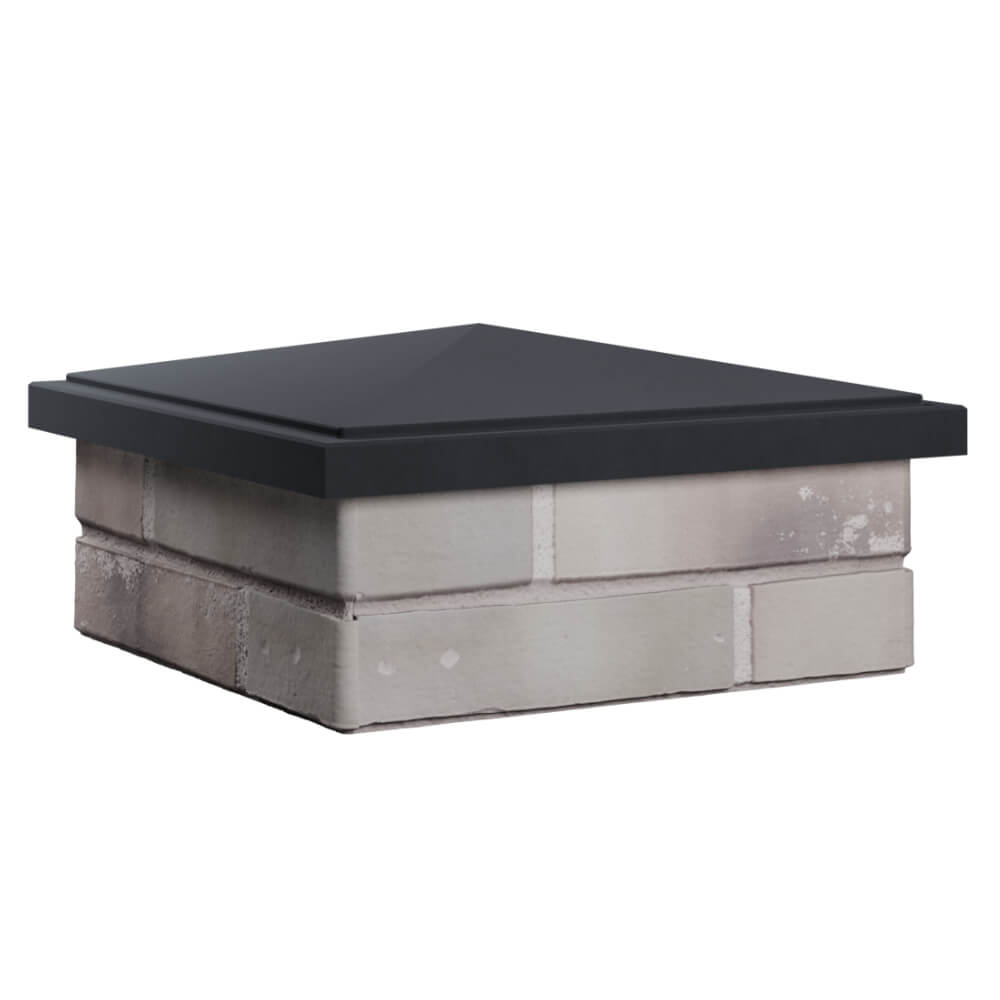 Колпак Zking БонаМоно Серый на столб 1.5х1.5 кирпича (385х385, 400х400мм) в Серпухове фото