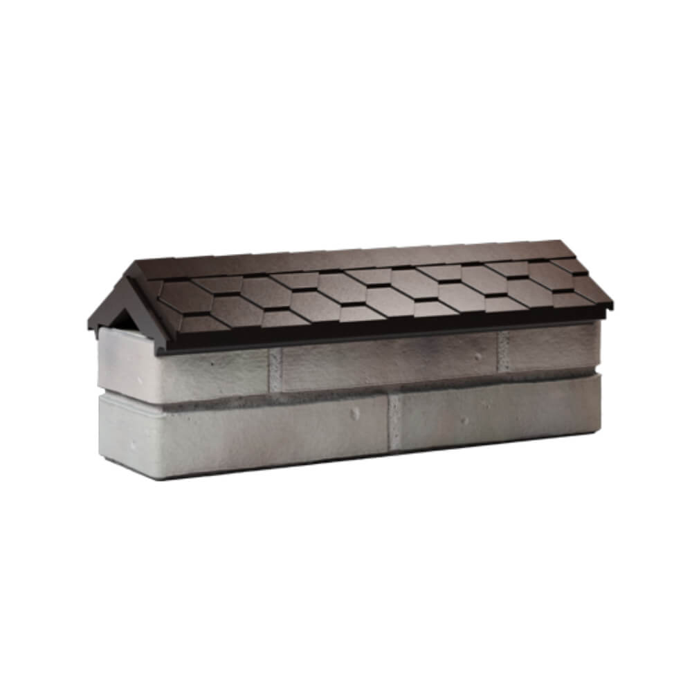 Парапет Zking Эверест Коричневый с посадкой на 0.5 кирпича (130мм) Серпухов фото