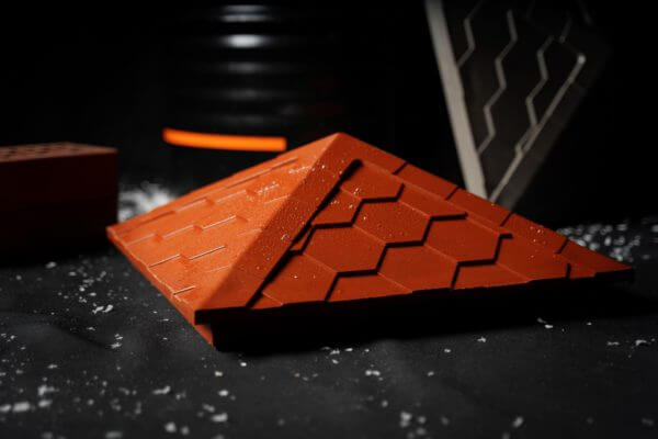 Колпак Zking Эверест Красный на столб 1.5х1.5 кирпича (390х390мм) в Серпухове фото