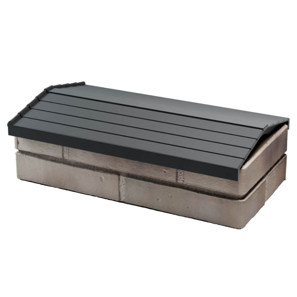 Парапет Zking Бона ХайТек Серый с посадкой на 1 кирпич (200/225/255мм) в Серпухове фото