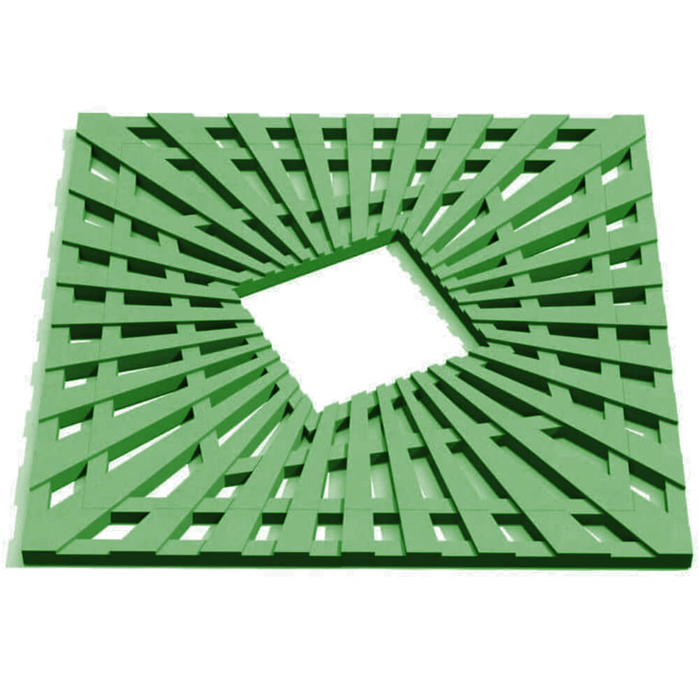 Приствольная решетка для дерева ZKING ATMOSPHERE 1.2х1.2м Зеленая Серпухов фото