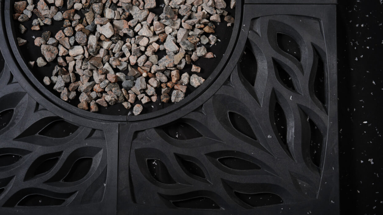 Приствольная решетка для дерева ZKING CRUST 1.2х1.2м Черная в Серпухове фото